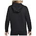 Felpa Da Ragazzo Con Cappuccio E Full Zip Club Nero Taglia S (128-137 Cm) Cod Dd1698-010 - Foto miniatura 2