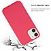 Custodia Compatibile Con Apple Iphone 12 Mini (5,4"" Zoll) In Candy Rosso - Coperchio Protettivo In Silicone Tpu Flessibile - Foto miniatura 8