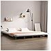 Letto a Pallet Grigio 150x200 cm Massello di Pino 5FT King Size - Foto miniatura 1