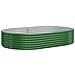 Vaso Giardino Acciaio Verniciato a Polvere 214x140x36 cm Verde - Foto miniatura 1