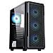 Itek Case Six Triangle - Gaming  Middle Tower, 4x12cm Argb Fan,  Usb3, Side Panel Temp Glass - Foto miniatura 5