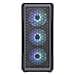 Itek Case Six Triangle - Gaming  Middle Tower, 4x12cm Argb Fan,  Usb3, Side Panel Temp Glass - Foto miniatura 3