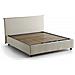 Letto Piazza E Mezza Astrid, Letto Contenitore Con Rivestimento In Tessuto, 100% Made In Italy, Apertura Frontale, Adatto Per Materasso Cm 120x200, Beige - Foto miniatura 2
