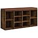 Scarpiera Rovere Fumo 103x30x48 Cm In Legno Multistrato - Foto miniatura 2