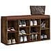 Scarpiera Rovere Fumo 103x30x48 Cm In Legno Multistrato - Foto miniatura 3