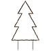 Decorazione Luminosa Natalizia Con Picchetti Albero 80led 60cm - Foto miniatura 1