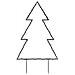 Decorazione Luminosa Natalizia Con Picchetti Albero 80led 60cm - Foto miniatura 4