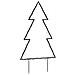 Decorazione Luminosa Natalizia Con Picchetti Albero 80led 60cm - Foto miniatura 6