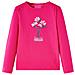 Maglietta Da Bambina A Maniche Lunghe Fucsia 128 - Foto miniatura 1