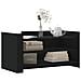 Tavolino Da Salotto Nero 100x50x50 Cm Legno Multistrato - Foto miniatura 3