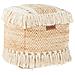 Pouf Alupola Iuta Beige - Foto miniatura 2