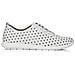 White Casual Closed Shoes Scarpe Basse Pelle Scarpe Donna Bianco Eu 36, R7101-80 - Foto miniatura 1