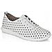White Casual Closed Shoes Scarpe Basse Pelle Scarpe Donna Bianco Eu 36, R7101-80 - Foto miniatura 2
