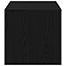 Mobile Porta TV Rovere Nero 100x40x40 cm in Legno Multistrato - Foto miniatura 4