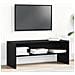 Mobile Porta TV Rovere Nero 100x40x40 cm in Legno Multistrato - Foto miniatura 1