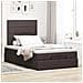 Struttura Letto Pouf Con Materasso 120x200 Cm In Tessuto - Foto miniatura 3