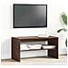 Mobile Porta Tv Rovere Marrone 80x40x40 Cm In Legno Multistrato - Foto miniatura 3