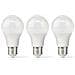 Confezione Da 3 Lampadine Led E27 A60 4,9 W 470 Lm 2700 K Stile Retrò Smerigliato, Bianco - Foto miniatura 1