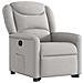 Poltrona Alzapersona Reclinabile Grigio Nuvola in Tessuto - Foto miniatura 4