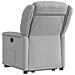 Poltrona Alzapersona Reclinabile Grigio Nuvola in Tessuto - Foto miniatura 7