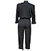 Tuta A Manica Lunga Elegante Comoda Nera Taglia Xs - Foto miniatura 3