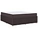 Struttura letto con materasso Marrone scuro 180 x 200 cm - Foto miniatura 1