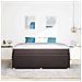 Struttura letto con materasso Marrone scuro 180 x 200 cm - Foto miniatura 5