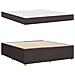 Struttura letto con materasso Marrone scuro 180 x 200 cm - Foto miniatura 6