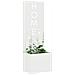Vaso da Giardino con Pannello Decorativo Bianco 50 x 140 cm - Foto miniatura 3