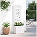 Vaso da Giardino con Pannello Decorativo Bianco 50 x 140 cm - Foto miniatura 4