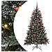 Albero di Natale artificiale con 150 LED Verde 150 cm - Foto miniatura 1