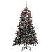 Albero di Natale artificiale con 150 LED Verde 150 cm - Foto miniatura 4