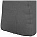 Cuscino per Schiena Grigio scuro 60 x 24 x 50 cm Tessuto - Foto miniatura 9