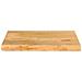 Piano Tavolo Bordi Vivi 60x40x3,8 cm in Legno Massello di Mango - Foto miniatura 3