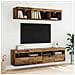 Mobiletti TV da Parete 2 pcs Legno vecchio 80 x 30 x 40 cm - Foto miniatura 6