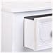 Tavolo In Legno Con 1 Cassetto E 1 Ripiano Bianco 34x28x71 - Foto miniatura 7