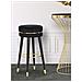 Sgabello Da Bar Paris Nero E Gold In Tessuto Su Gambe Nere - H 74 Cm - Foto miniatura 7