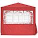 Tenda Party Rosso 250 x 250 x 240 cm PE e Acciaio - Foto miniatura 5