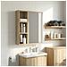 Armadio da bagno a muro Rovere Sonoma 20 x 10 x 60,5 cm - Foto miniatura 2