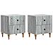Armadio da Notte 2 pcs Grigio Sonoma 43 x 34,5 x 48 cm - Foto miniatura 1