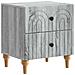 Armadio da Notte 2 pcs Grigio Sonoma 43 x 34,5 x 48 cm - Foto miniatura 3