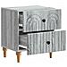 Armadio da Notte 2 pcs Grigio Sonoma 43 x 34,5 x 48 cm - Foto miniatura 4