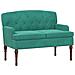 Loveseat con bottoni imbottiti Turchese 111 x 65 x 79 cm - Foto miniatura 1