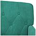Loveseat con bottoni imbottiti Turchese 111 x 65 x 79 cm - Foto miniatura 7