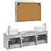 Set di mobili per il bagno 4 pcs Grigio Cemento - Foto miniatura 8