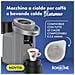Bluemoon Macchina da Caffè a Cialde ESE 44mm - Multifunzione per Espresso, Infusi e Bevande Calde, Pressione 15 bar, Serbatoio 0.9L - Grigia - Foto miniatura 8