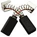 Spazzole di carbone per Virutex E70 - 6,4 x 10 x 19 mm - coppia - Foto miniatura 2