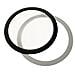 Round Dust Filter 140mm - Nero / Bianco - Foto miniatura 1