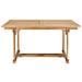 Tavolo Da Pranzo Allungabile (150-200) x100x75 Cm In Teak - Foto miniatura 5
