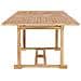 Tavolo Da Pranzo Allungabile (150-200) x100x75 Cm In Teak - Foto miniatura 6